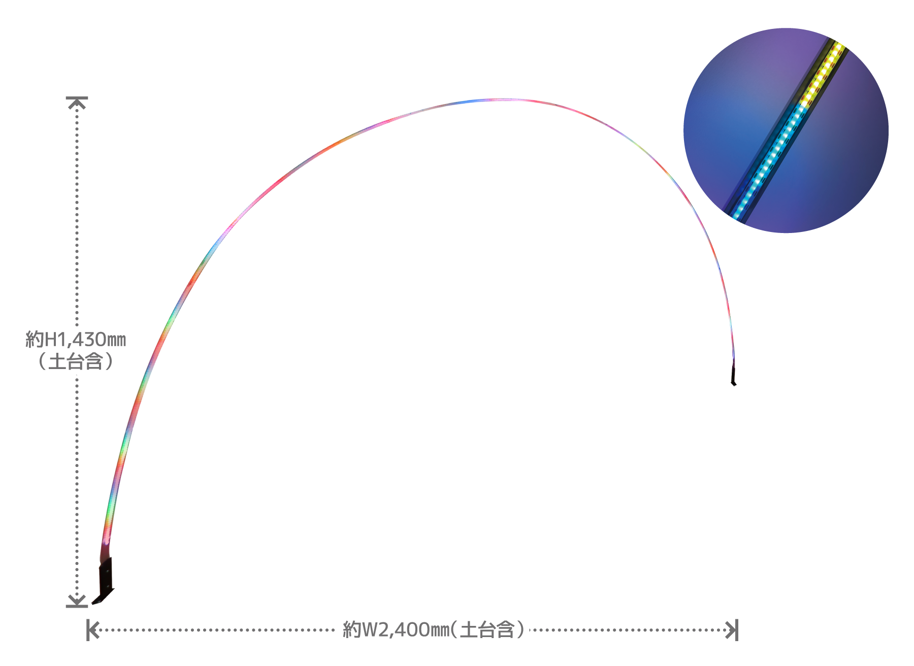 LEDアーチ シリウス 2Gのメイン画像